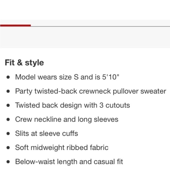 FUTURE COLLECTIVE Twist Open Back
Pullover Knit Sweater - Picture 6 of 8